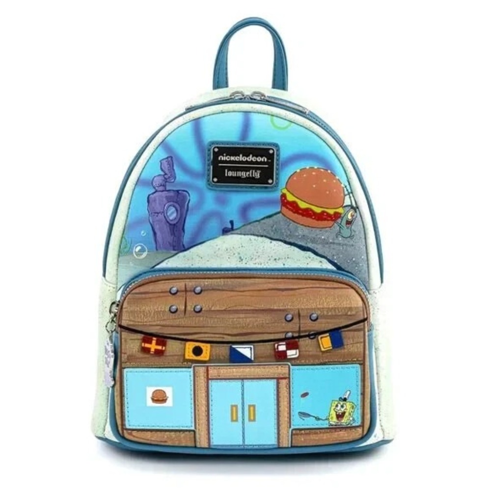 Loungefly Nickelodeon SpongeBob Krusty Krab Mini Backpack